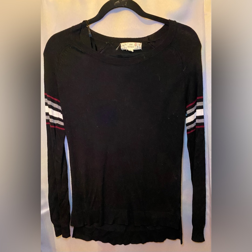 Pink Republic Black Long Sleeve Shirt